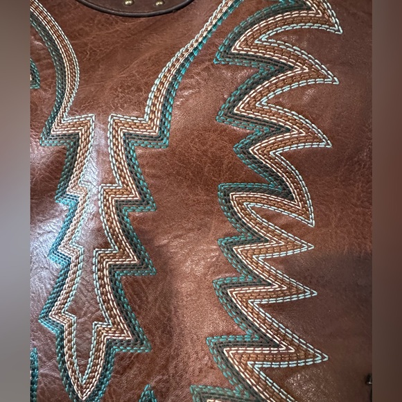 Justin’s women’s western concealed carry leather purse - Picture 3 of 14